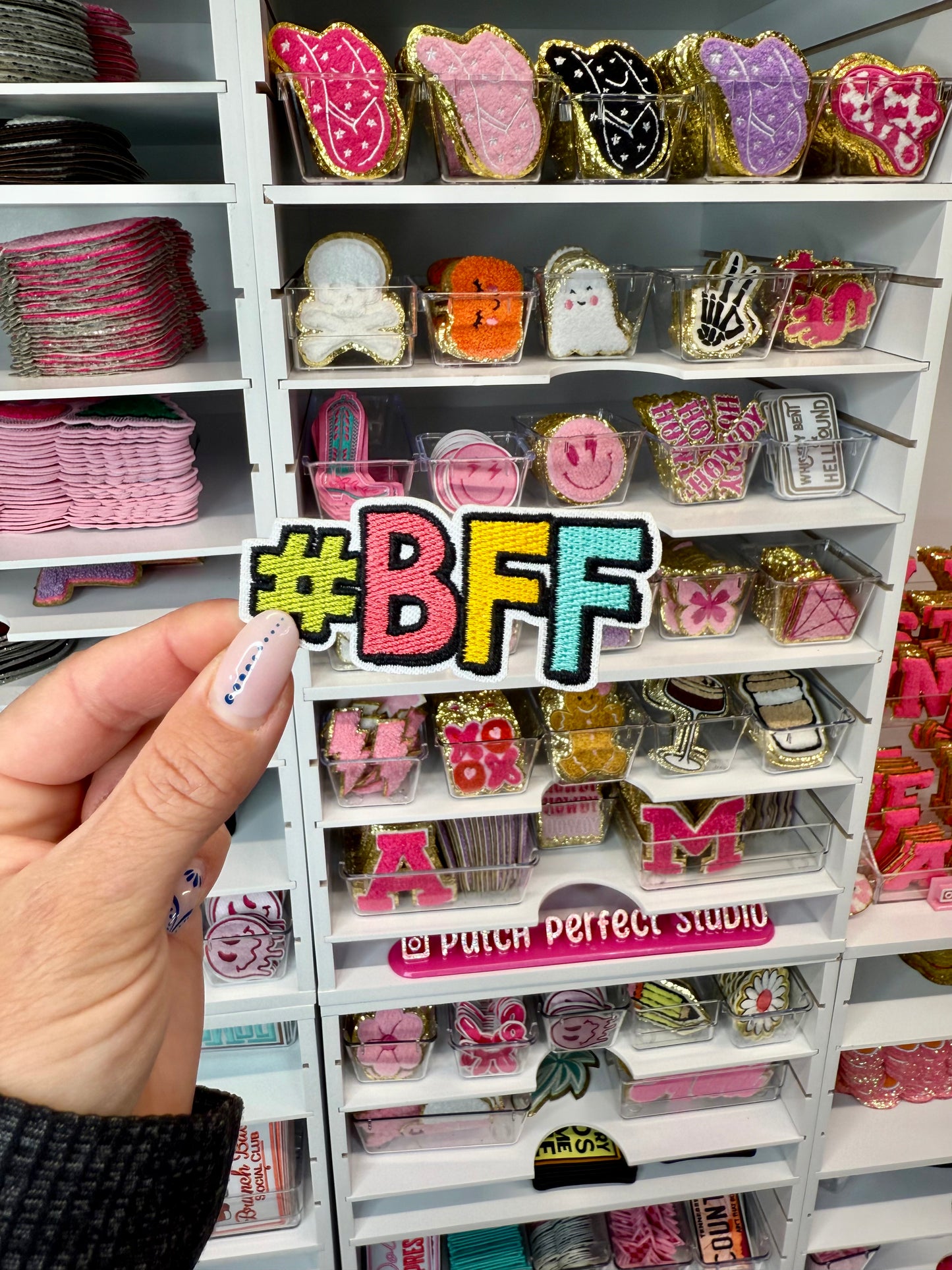 #BFF Iron On Patch