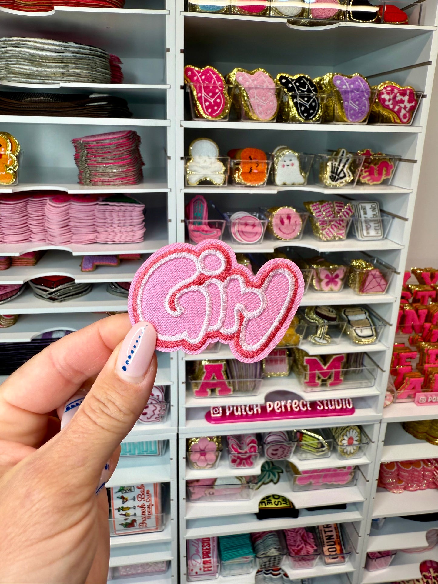 Girl Iron On Patch