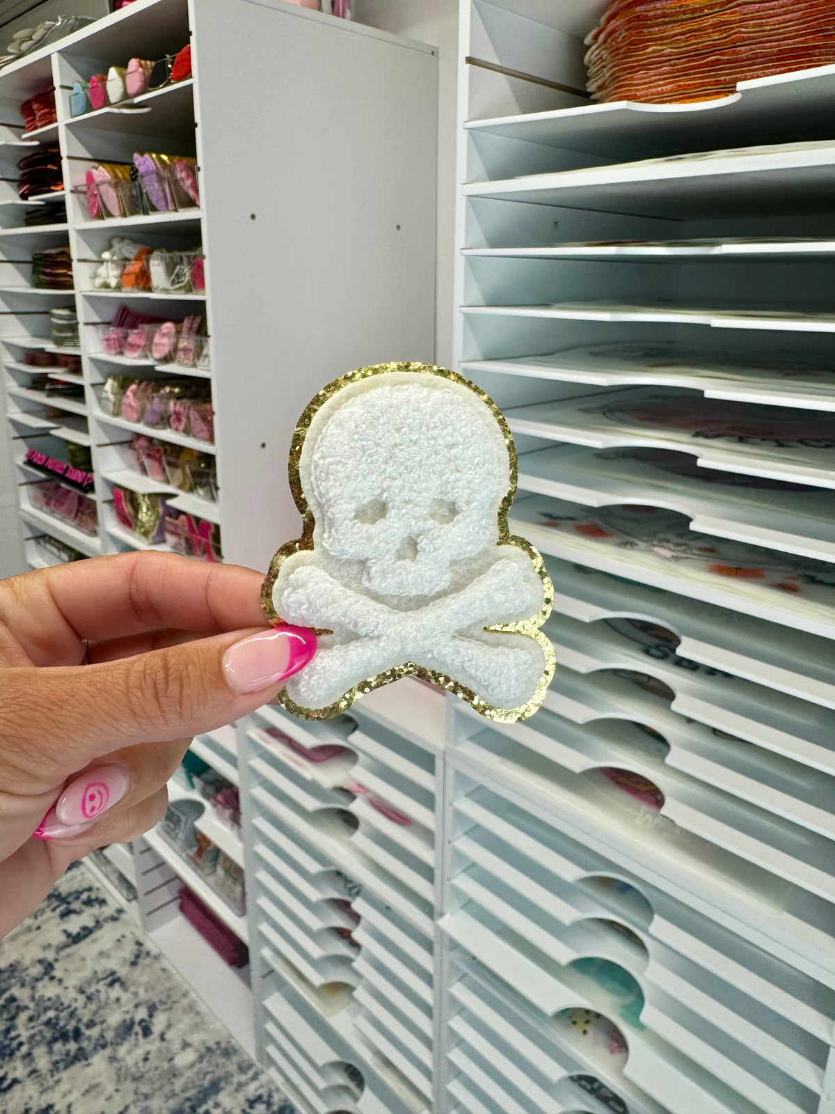 Skull & Crossbones Chenille Patch