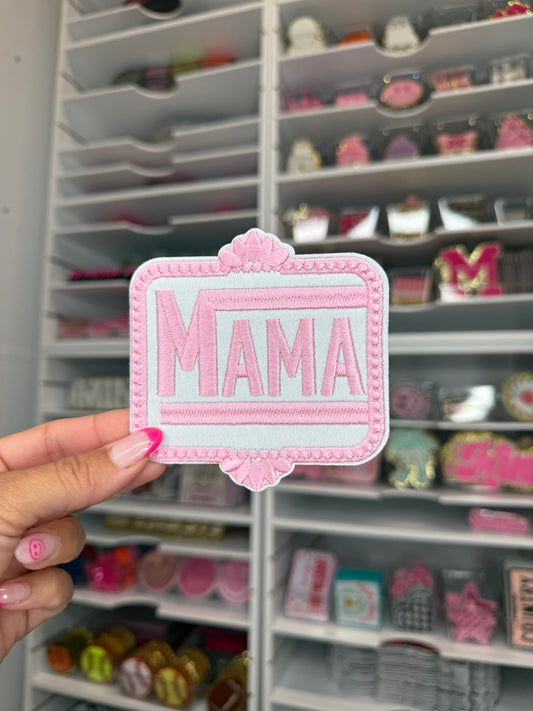 Mama Embroidered Patch