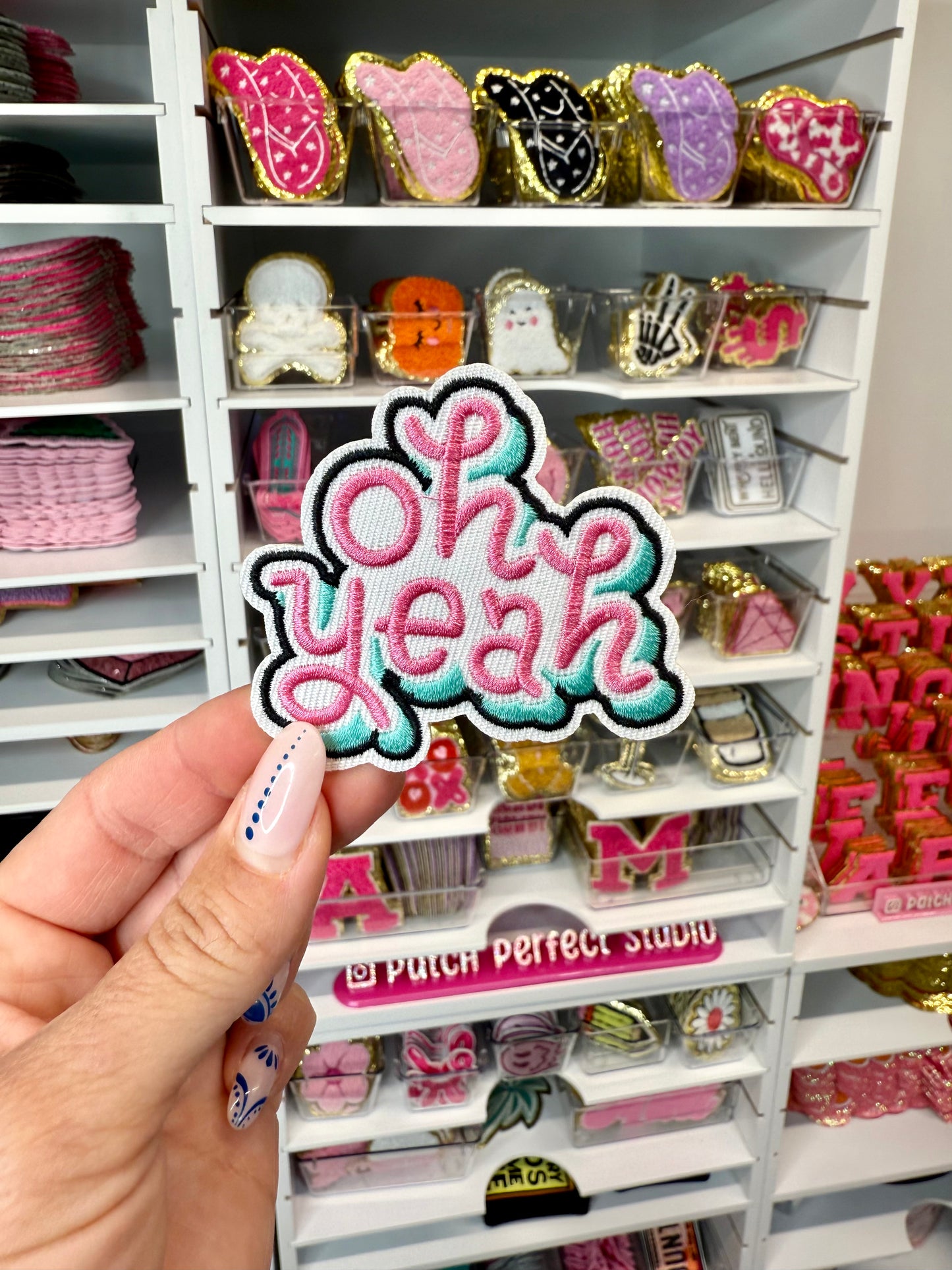 Oh Yeah Iron On Patch
