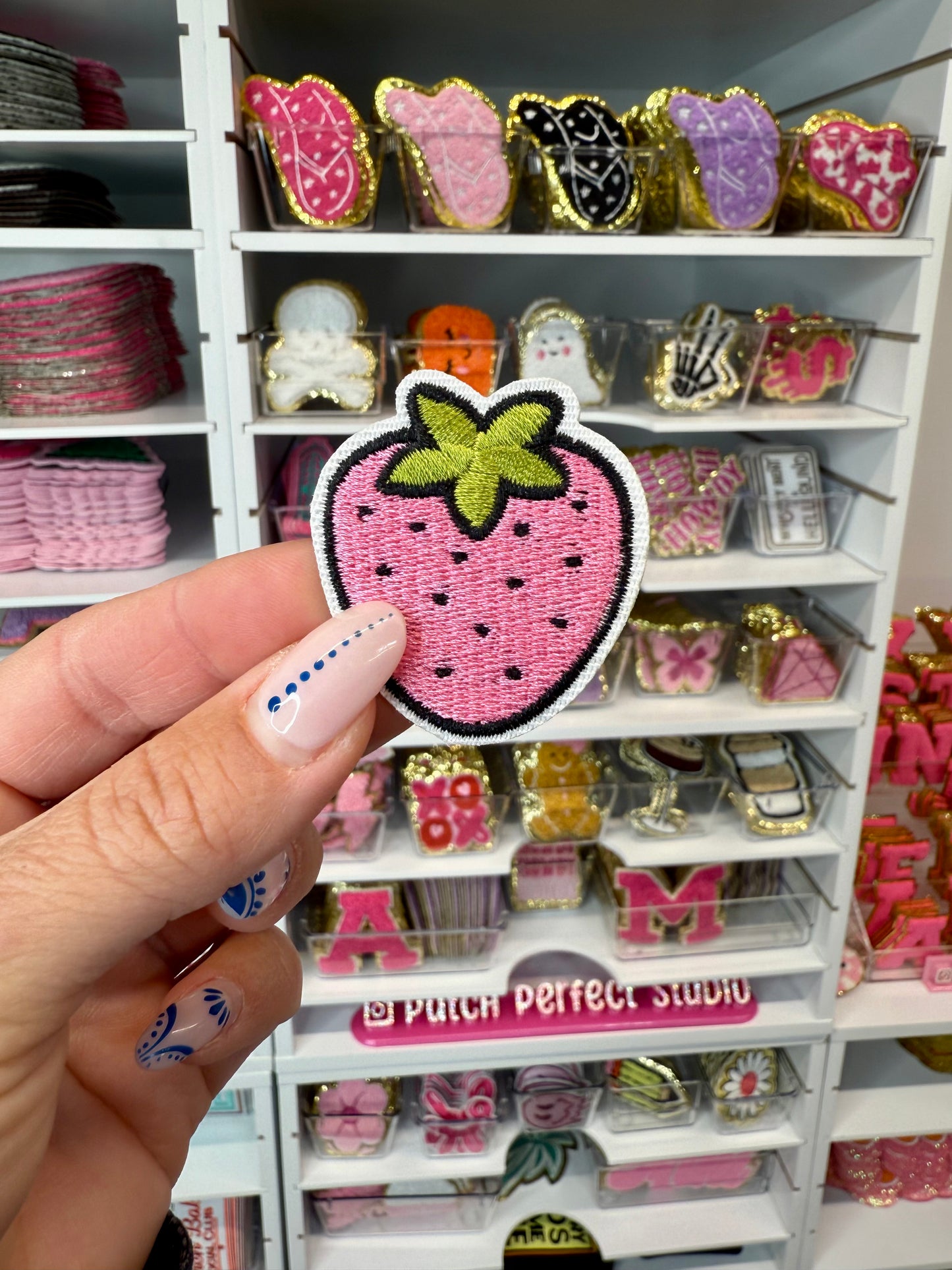Strawberry Iron On Patcb