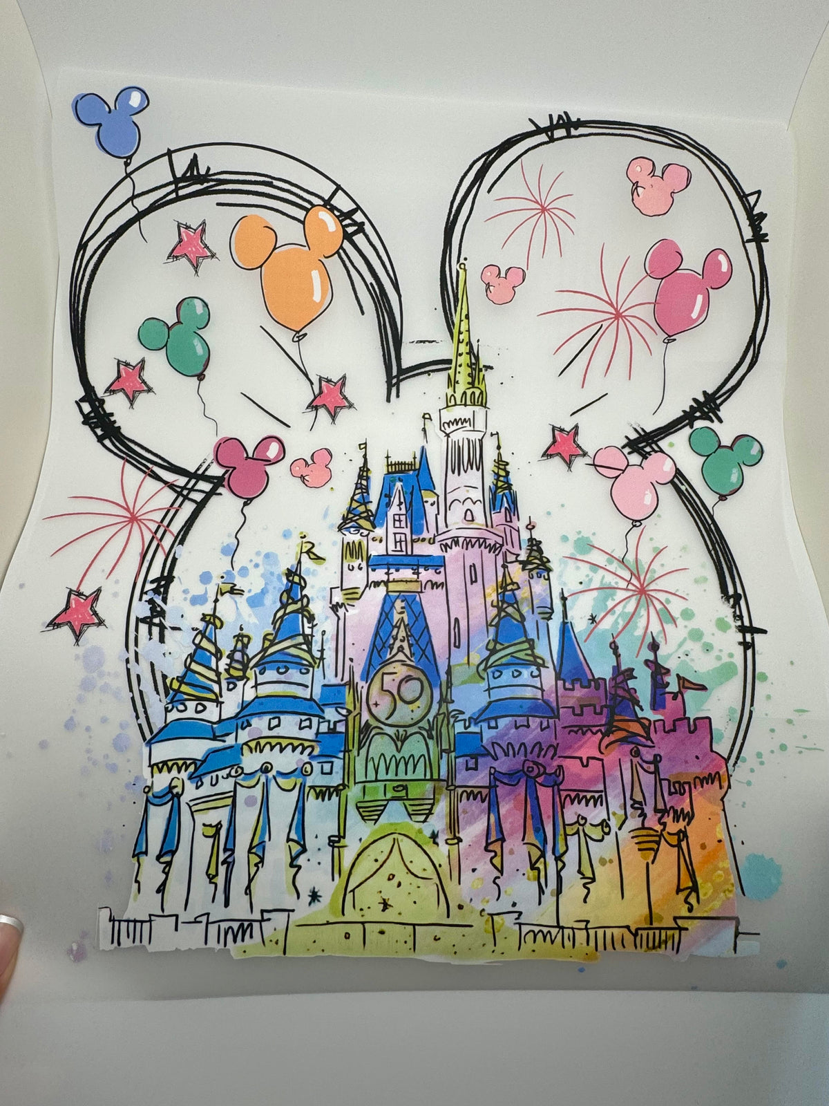Disney DTF Transfer
